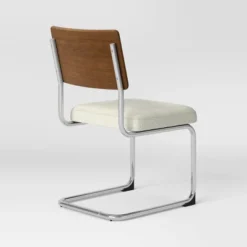 2pk Cecilton Chrome Cantilever Dining Chairs Cream Boucle - Threshold™ -Threshold Furnish Shop GUEST da5167cd 3a46 4c0c a287 6bc5e486b905