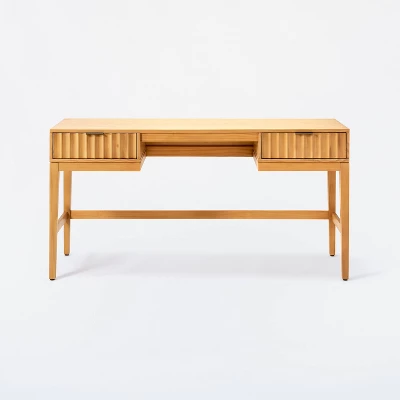 Thousand Oaks Wood Scalloped Desk - Threshold™ designed with Studio McGee Thousand Oaks Wood Scalloped Desk - Threshold™ Designed With Studio McGee -Threshold Furnish Shop GUEST da78bc7f 6c8b 48a1 90ab 59e3bfe885ca