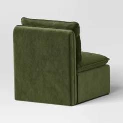 Haven Velvet Modular French Seam Sofa Chair Dark Green - Threshold™ 4 Haven Velvet Modular French Seam Sofa Chair Dark Green - Threshold™ -Threshold Furnish Shop GUEST db0036a6 d5c7 4235 8cdb 3f004594e8ef