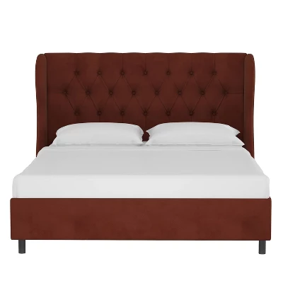 Wingback Platform Bed Velvet - Skyline Furniture Wingback Platform Bed Velvet - Skyline Furniture -Threshold Furnish Shop GUEST dbc99e2b e313 487b b4bd b359c1b50980
