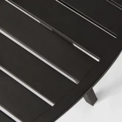 Fairmont 4-Person Round Patio Dining Table Black - Threshold™ -Threshold Furnish Shop GUEST de8cf5a5 26a2 4eba 9d7b e353f05fe674