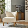 Sculpted Faux Shearling Accent Chair Cream - Threshold™ Designed With Studio McGee 1 Sculpted Faux Shearling Accent Chair Cream - Threshold™ Designed With Studio McGee -Threshold Furnish Shop GUEST df4a2249 8466 4129 b681 598b7c861a38