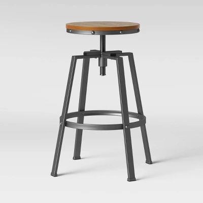 Lewiston Adjustable Swivel Barstool - Threshold Lewiston Adjustable Swivel Barstool - Threshold -Threshold Furnish Shop GUEST df723cda 86b6 4e6b b5c9 27ac49310540
