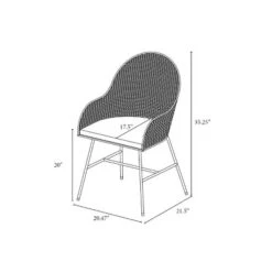 Landis Woven Backed Dining Chair With Cushion Natural - Threshold™ -Threshold Furnish Shop GUEST df94fefc 27db 465a bf7c cdcc6a70828f
