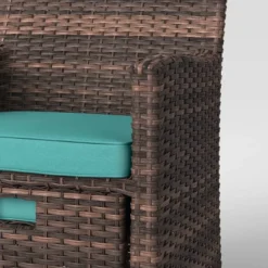 Halsted 5pc Wicker Small Space Patio Furniture Set - Threshold -Threshold Furnish Shop GUEST e2b412f3 c641 4b15 8e06 88929b6378f8