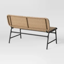 Popperton Arched Wicker Bench - Black - Threshold™ Designed With Studio McGee -Threshold Furnish Shop GUEST e54f8928 59f5 40ea b37e 4de7f9b2bacb
