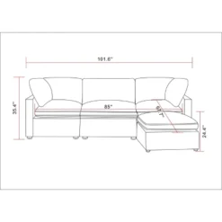 4pc Allandale Modular Sectional Sofa Set Gray - Threshold™ -Threshold Furnish Shop GUEST e98f9434 244c 4a06 a88e b03b6016a2f1