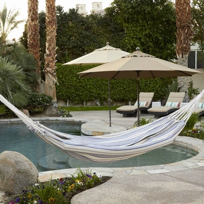 Linen Striped Flat Weave Hammock Blue - Threshold™ Linen Striped Flat Weave Hammock Blue - Threshold™ -Threshold Furnish Shop GUEST ea2e52a0 0688 4597 90f3 9fffd5a675cf