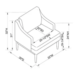 Howell Upholstered Accent Chair With Wood Base - Threshold™ Designed With Studio McGee -Threshold Furnish Shop GUEST eaa765f5 26c5 4ecb 8f54 dd96378e2465