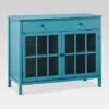 Windham 2 Door Accent Buffet, Cabinet With Shelves - Teal - Threshold™ -Threshold Furnish Shop GUEST ee1126f1 7f23 4ca2 8fc6 cac2d468371a