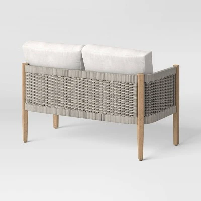 Pasadena Patio Loveseat - Gray - Threshold™ designed with Studio McGee Pasadena Patio Loveseat - Gray - Threshold™ Designed With Studio McGee -Threshold Furnish Shop GUEST ef542285 ed5f 4d45 b9b1 637135c89991