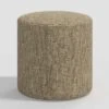 Round Thalia Ottoman In Textured Linen - Threshold™ -Threshold Furnish Shop GUEST f01468aa c83b 4aae 9e16 04a1bfeebcec