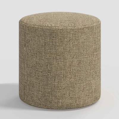 Round Thalia Ottoman in Textured Linen - Threshold™ Round Thalia Ottoman In Textured Linen - Threshold™ -Threshold Furnish Shop GUEST f01468aa c83b 4aae 9e16 04a1bfeebcec
