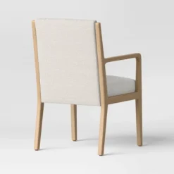 Esters Wood Arm Dining Chair Cream/Natural Wood - Threshold™ -Threshold Furnish Shop GUEST f34c8f13 0a96 4cd0 bd26 c14782ac8737