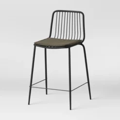 Set Of 2 Sodra Rounded Seat Wire Counter Height Barstool Black - Threshold™ -Threshold Furnish Shop GUEST f3977ede cee1 4f10 9a89 a9cc685fe28a