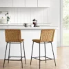 Wasson Woven Metal Leg Counter Height Barstool Tan - Threshold™ -Threshold Furnish Shop GUEST f8b89e44 b9b0 4a5d a879 702636431c06