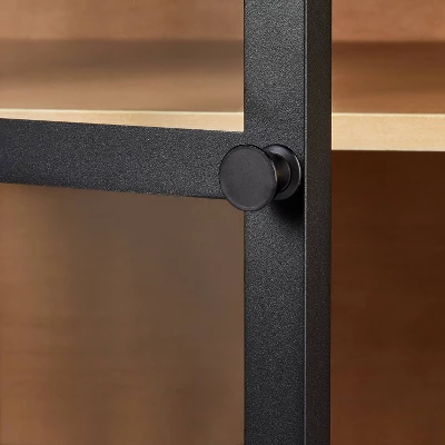 Bountiful Wood and Glass Tall Cabinet - Threshold™ designed with Studio McGee Bountiful Wood And Glass Tall Cabinet - Threshold™ Designed With Studio McGee -Threshold Furnish Shop GUEST fedc57d3 fb35 4e9c bdc5 083761f2153b