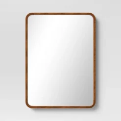 22" X 30" Rounded Corner Wood Wall Mirror - Threshold™ -Threshold Furnish Shop GUEST ff7bba8e 74ae 4afc b36b 07071d1075dc