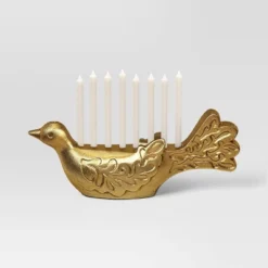 Cast Aluminum Bird Menorah - Threshold™ -Threshold Furnish Shop GUEST ffb422b9 d13b 4e1a b849 bcc17acef58a